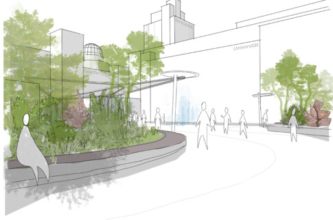 Klimaangepasste Platzgestaltung Ernst-Abbe-Platz