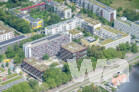 Luftaufnahme - Studierendenwohnheim Schwere-Reiter-Straße, München  | © wettbewerbe aktuell