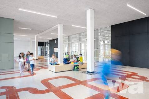 3-zügige modulare Grundschule und Sporthalle | © David Matthiessen