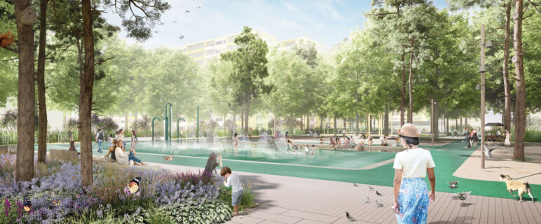 Klimaangepasste Neugestaltung der Mühlenpromenade (inkl. Brunnenplatz)