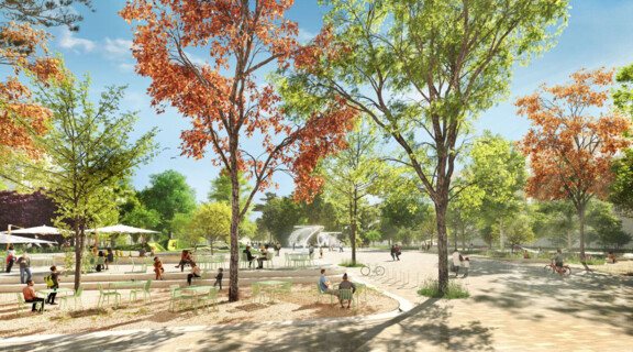 Klimaangepasste Neugestaltung der Mühlenpromenade (inkl. Brunnenplatz)