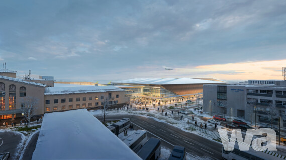 New arrivals terminal of Vilnius airport