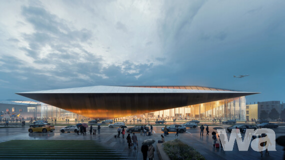New arrivals terminal of Vilnius airport