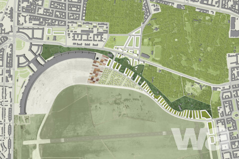 Prozessuale Stadtentwicklung Tempelhofer Feld – Columbia-Quartier | © Preisgruppe  Graft Gesellschaft von Architekten mbH, Berlin · Büro Kiefer Landschaftsarchitektur, Berlin