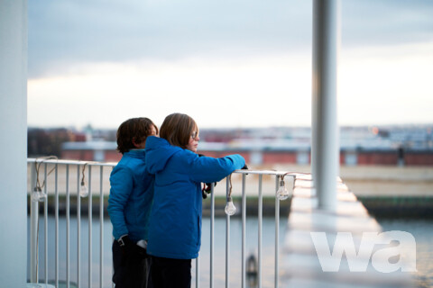 Wohnen mit Grünfassade und Elbblick Baufeld 97, Baakenhafen | © Hartmut Nägele