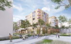 Gewinner Bauträger: Wohnbauvereinigung GFW Gemeinnützige GmbH | Architekturbüro: Sne Veselinovic ZT GmbH | Landschaftsplanung: idealice landschaftsarchitektur ZT