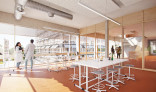 Zentrum für Physik und Mathematik (CSPM), Burckhardt Architektur, Visualisierung: Play-Time