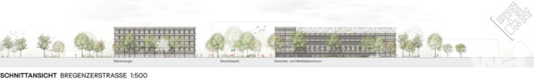 Anerkennung: ARGE HK Architekten, Schwarzach / JK&P, Dornbirn mit Uniola, München