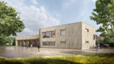 Auszeichnung: Feuerwehrgerätehaus Tübingen-Lustnau | Architektur: Gaus Architekten, Göppingen | Bauherr: Universitätsstadt Tübingen || Visualisierung: © Gaus Architekten