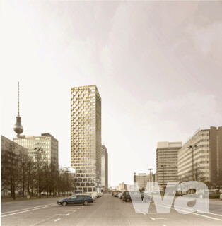 Hochhaus am Alexanderplatz | © 2. Preis Kleihues + Kleihues Gesellschaft von Architekten mbH, Berlin