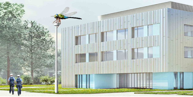 Kunst am Bau für die Bundespolizei Blumberg