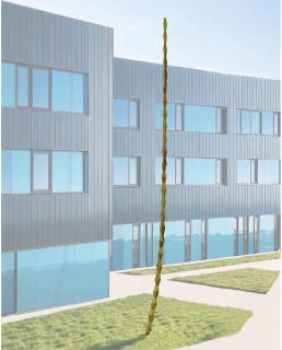Kunst am Bau für die Bundespolizei Blumberg