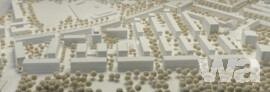 1. Preis: dressler mayerhofer rössler architekten und stadtplaner gmbh, München | a + p Architekten Kellner-Grau-Stange Partnerschaft mBB, München | michellerundschalk GmbH landschaftsarchitektur und urbanismus, München || Modelfoto: © Landherr und Wehrhahn Architektenpartnerschaft mbB, München