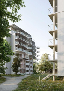 Erneuerung Wohnsiedlung Glatttalstrasse 58/60/64/66