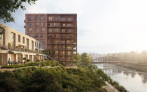 Gewinner: ADEPT ApS, Kopenhagen mit ohboi, atelier.tečka, VEN.KU architekti, VECTURA Pardubice, AFRY || Visualisierung: © ADEPT + VividVision