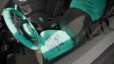 1. Preis in der Kategorie Communication Design: #SaferSeats | Leonie Auer, Benjamin Branner, Tanja Bücheler, Lorena Mauz, Nicole Sauter, DHBW Ravensburg
