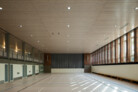 Hessischer Denkmalschutzpreis, 2. Preis in der Kategorie „Öffentliches Bauen“: Turnhalle der Georg-Büchner-Schule in Darmstadt | Magistrat der Stadt Darmstadt || Foto: © Rahel Welsen, Landesamt für Denkmalpflege Hessen