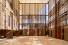 Winning Design of the AlMusalla Prize 2025 at the Islamic Arts Biennale 2025: EAST Architecture in collaboration with engineers AKT II and artist Rayyane Tabet || Photo: © Marco Cappelletti, courtesy of the Diriyah Biennale Foundation