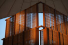 Winning Design of the AlMusalla Prize 2025 at the Islamic Arts Biennale 2025: EAST Architecture in collaboration with engineers AKT II and artist Rayyane Tabet || Photo: © Marco Cappelletti, courtesy of the Diriyah Biennale Foundation