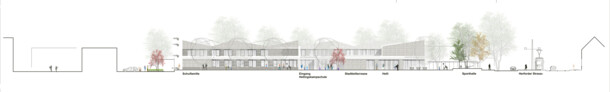 Ansicht Südwest/Jöllheide | © heimspiel architekten, Münster Ansicht Südwest/Jöllheide | © heimspiel architekten, Münster