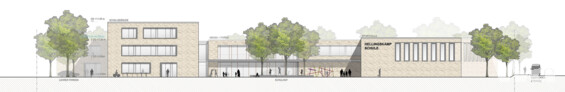Ansicht Süd-West – von der Jöllheide | © Swiatkowski-Suerkemper Architekten, Stuttgart Ansicht Süd-West – von der Jöllheide | © Swiatkowski-Suerkemper Architekten, Stuttgart