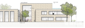 Ansicht Nord-Ost – Erweiterungsoption Dreizügigkeit | © Swiatkowski-Suerkemper Architekten, Stuttgart Ansicht Nord-Ost – Erweiterungsoption Dreizügigkeit | © Swiatkowski-Suerkemper Architekten, Stuttgart