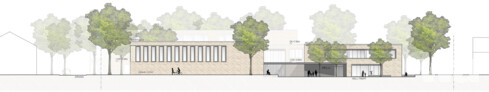 Ansicht Süd-Ost – von der Herforder Straße | © Swiatkowski-Suerkemper Architekten, Stuttgart Ansicht Süd-Ost – von der Herforder Straße | © Swiatkowski-Suerkemper Architekten, Stuttgart