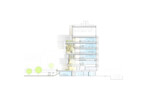 Schnitt Ost-West | © Behnisch Architekten