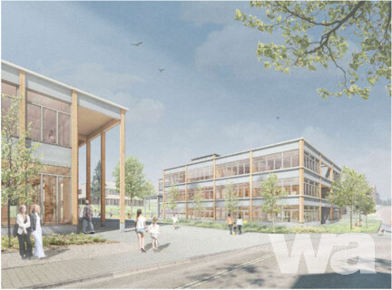 Neubau Erich-Kästner-Gemeinschaftsschule mit Mensa