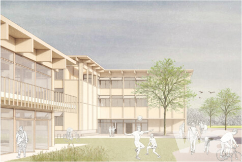 Neubau Erich-Kästner-Gemeinschaftsschule mit Mensa