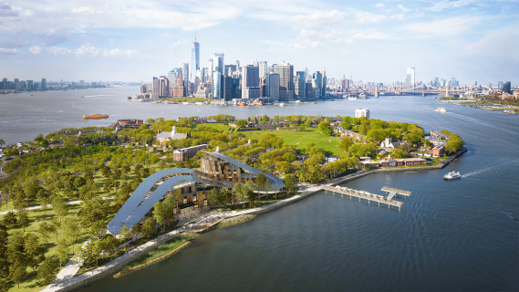 Liggett Courtyard, part of The New York Climate Exchange