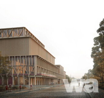 Arena-Viertel, Göteborg – Wassersportzentrum (Valhallabad) mit Sporthallen