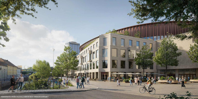 Neues Arena-Viertel / Nya Arenakvarteret