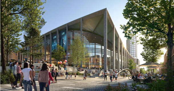 Neues Arena-Viertel / Nya Arenakvarteret