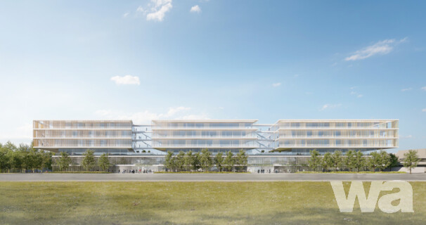 Neubau des Zentralberufsschulgebäudes, Baufeld D 18C Seestadt Aspern | © janousekhavlicek.cz