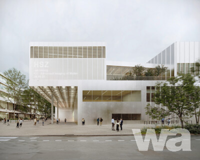 Neubau des Hörsaalzentrums der Universität Hamburg  in der Science City Hamburg Bahrenfeld