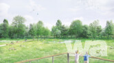 2. Preis: POLA Landschaftsarchitekten, Berlin | Visualisierung: © Rendercircle, Christian Marrero