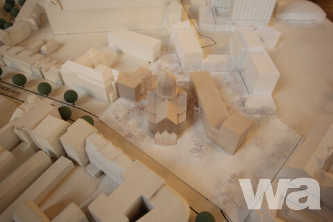 Wiederaufbau der Bornplatzsynagoge am Joseph-Carlebach-Platz