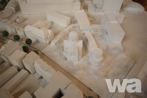 Wiederaufbau der Bornplatzsynagoge am Joseph-Carlebach-Platz