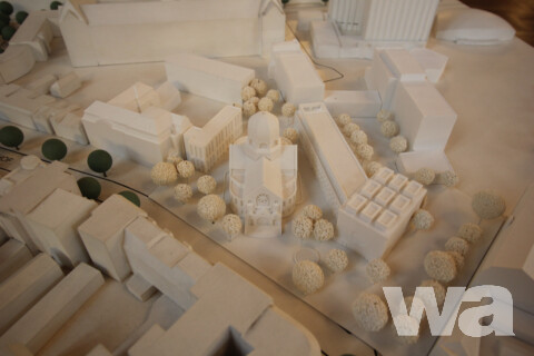 Wiederaufbau der Bornplatzsynagoge am Joseph-Carlebach-Platz