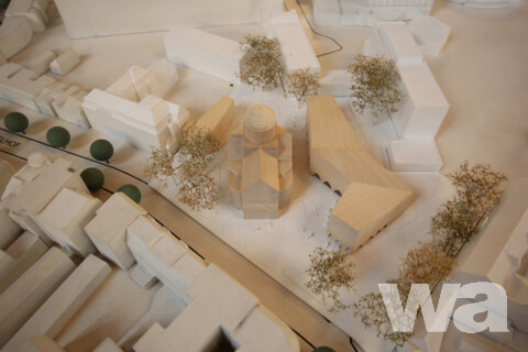 Wiederaufbau der Bornplatzsynagoge am Joseph-Carlebach-Platz