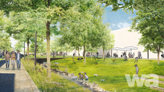 „Hafner Grünes Band“ – erster Baustein