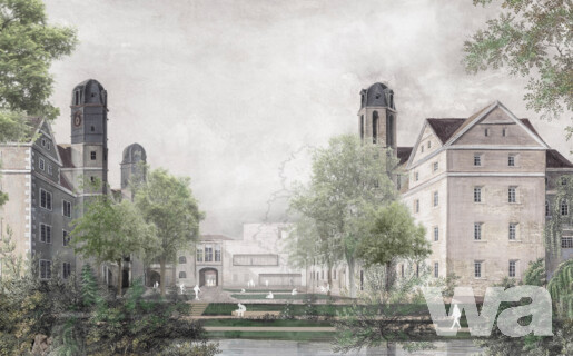 Schloss Köthen - Sanierung und Hofgestaltung, Neubau Besucherzentrum