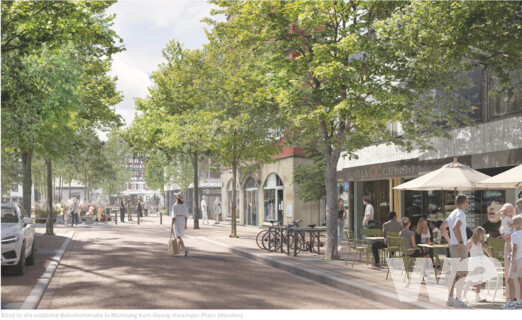 Neugestaltung Kurt-Georg-Kiesinger-Platz und Bahnhofstraße