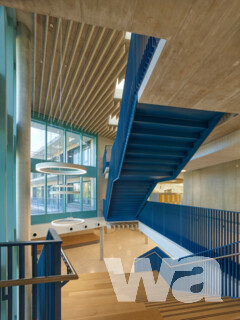 Neubau und denkmalgerechte Sanierung der Carlo-Mierendorff-Schule | © Roland Halbe