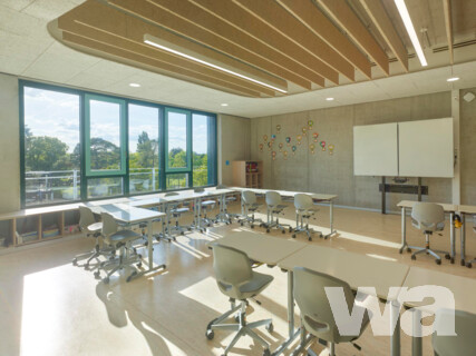 Neubau und denkmalgerechte Sanierung der Carlo-Mierendorff-Schule | © Roland Halbe