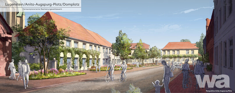 Lugenstein / Anita-Augsburg-Platz / Domplatz