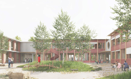 Construction d‘une école spécialisée et d‘une UAPE, concept Ecole DUO