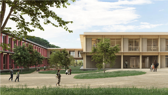 Construction d‘une école spécialisée et d‘une UAPE, concept Ecole DUO