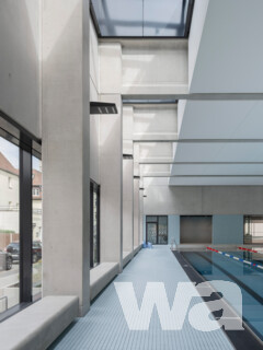 Modularer Schwimmbadneubau, Leipzig | © Marcus Bredt